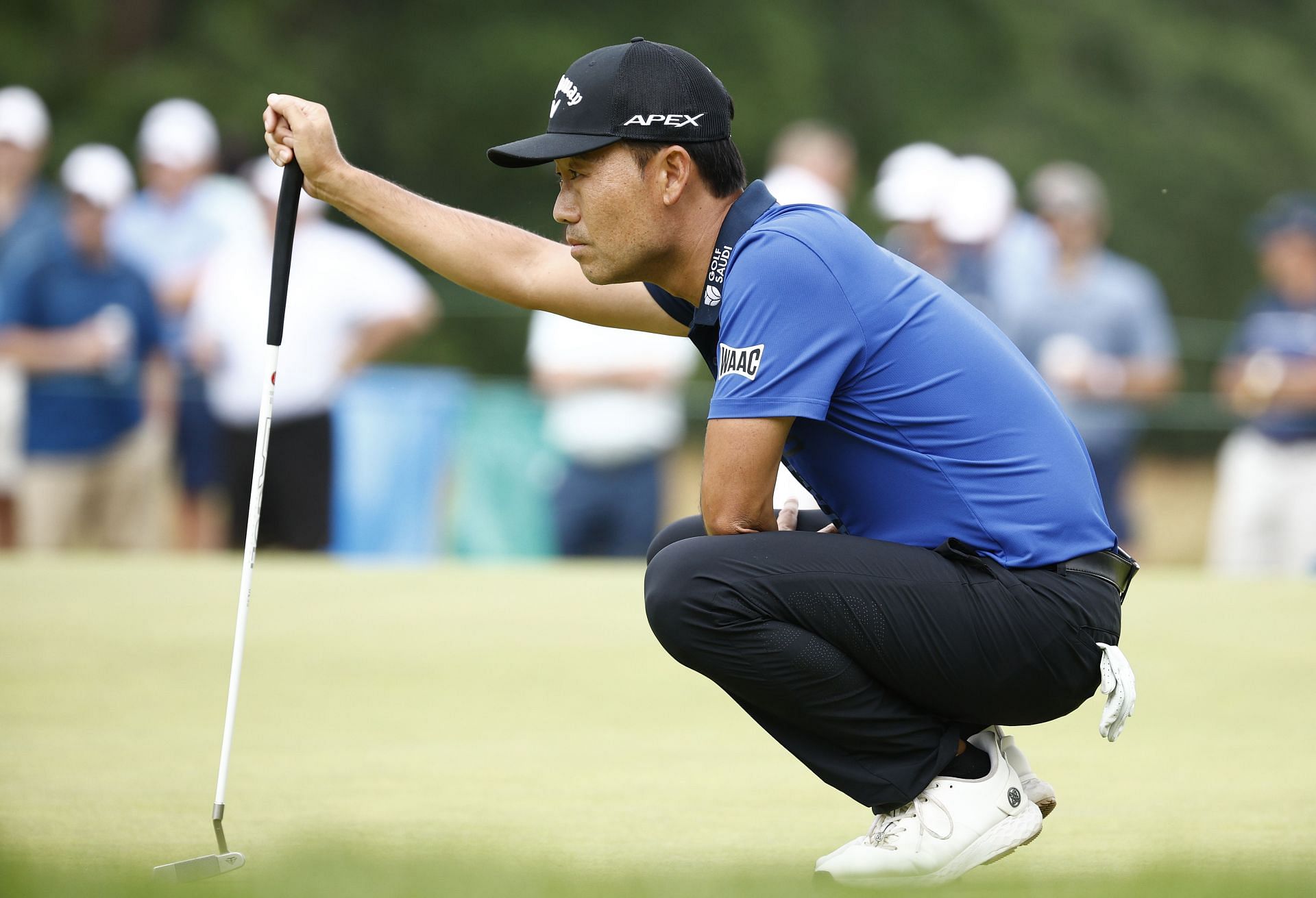 Kevin Na at the 122nd U.S. Open Championship - Round Two (Image via Jared C. Tilton/Getty Images)