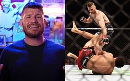 "I'm happy that the crowd booed him" - Michael Bisping criticizes Claudio Puelles for attempting the Imanari roll "over and over again" in his fight against Dan Hooker