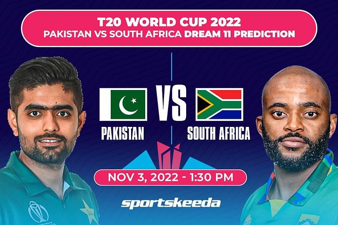 PAK vs SA Dream11 Prediction: Fantasy Cricket Tips, Today's Playing 11, Player Stats, Pitch Report for ICC Men's T20 World Cup 2022, Match 36