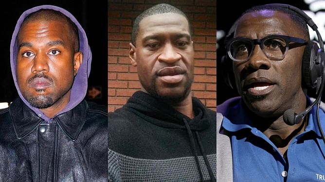 Shannon Sharpe brutally takes down Kanye West for comparing his situation to George Floyd