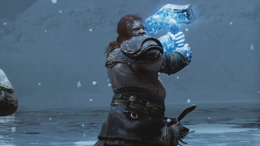 God of War Ragnarok - Kratos Meets Odin + Thor on Make a GIF