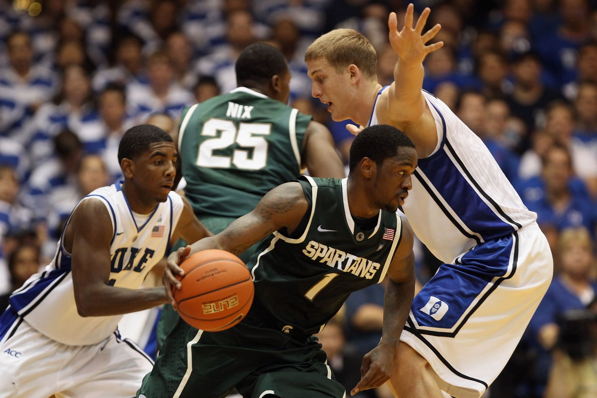 Irving played one season at Duke (Image via Getty Images)