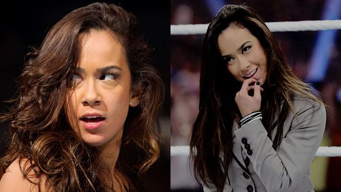 "Is that his f**king tongue?!" - When former WWE star went off-script to 'make out' with AJ Lee on TV