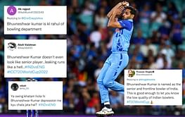 T20 World Cup 2022: "Bowled his 19th over in his first and second over" - Twitterati target India's Bhuvneshwar Kumar for costly spell with new ball vs England