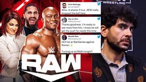 "Turning up on RAW tonight?" - Twitter erupts to former WWE United States Champion teasing exit from Tony Khan's AEW with cryptic post
