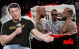 Chael Sonnen isn't convinced if the potential Jake Paul vs Andrew Tate boxing match will happen