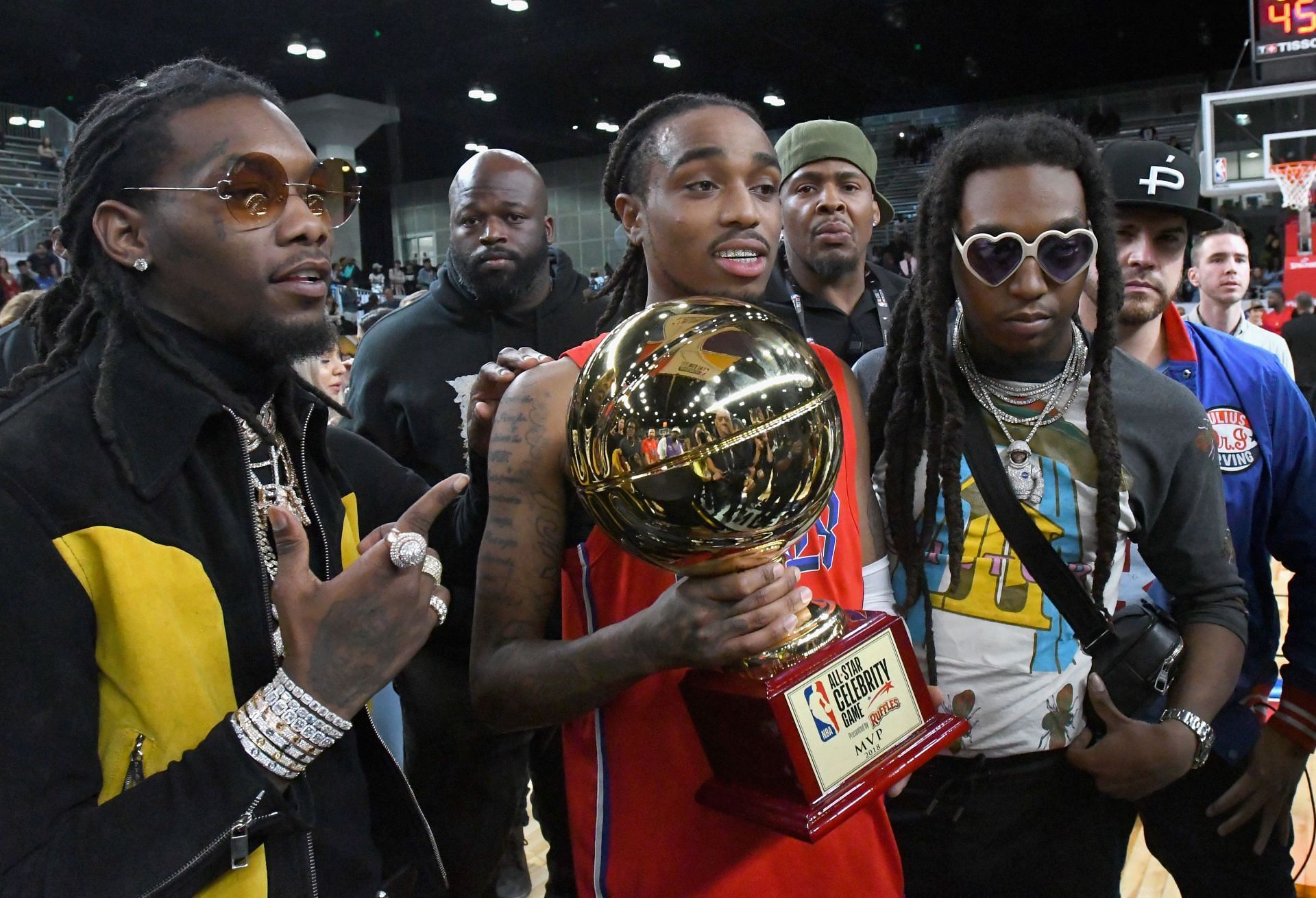 Quavo Steps Up to NBA All-Star Celebrity Game With Custom 'Huncho' Nike  Sneakers