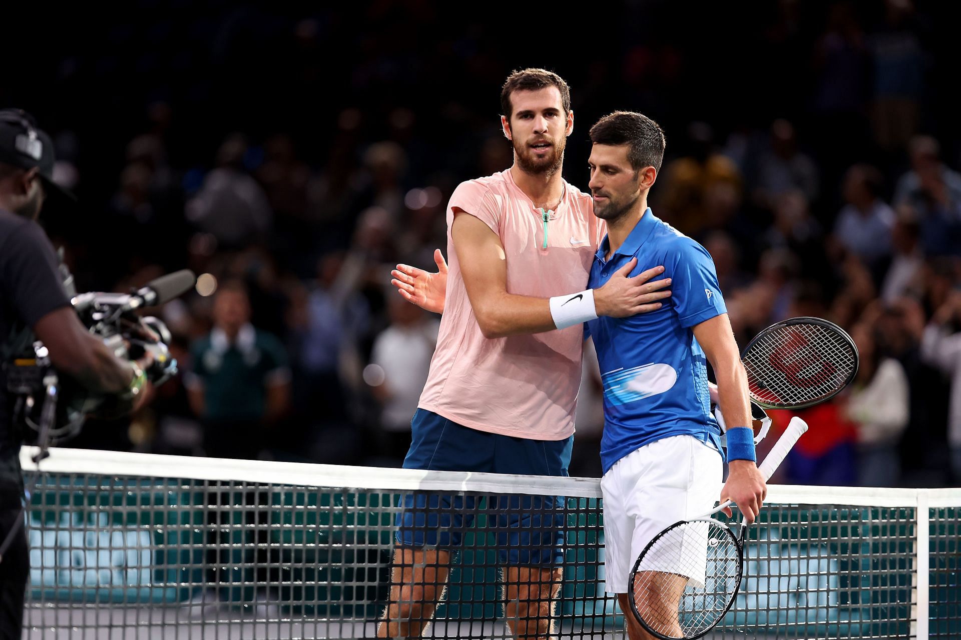 Novak Djokovic defeated Karen Khachanov - Rolex Paris Masters 2022