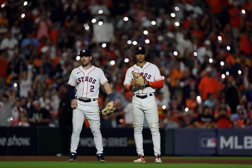 Jeremy Pena Reacts to Houston Astros Winning World Series vs