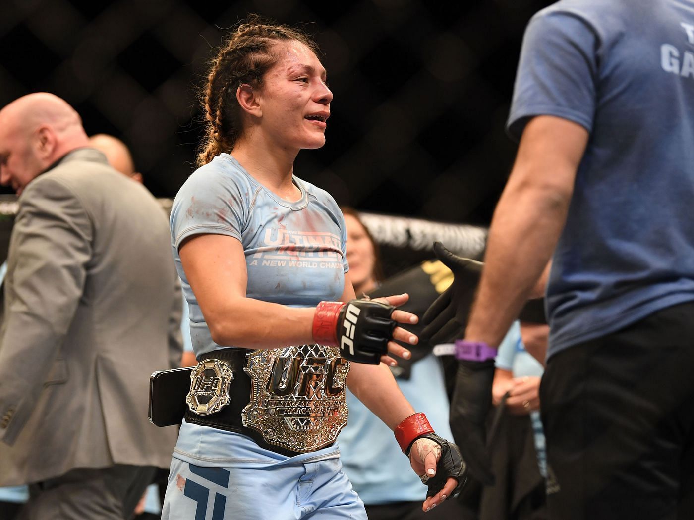 Weight cutting issues forced Nicco Montano to vacate her flyweight title in 2018
