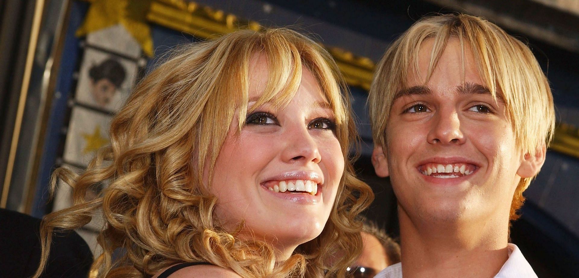 Aaron Carter and Hilary Duff dated back in 2000s (Image via Getty Images)
