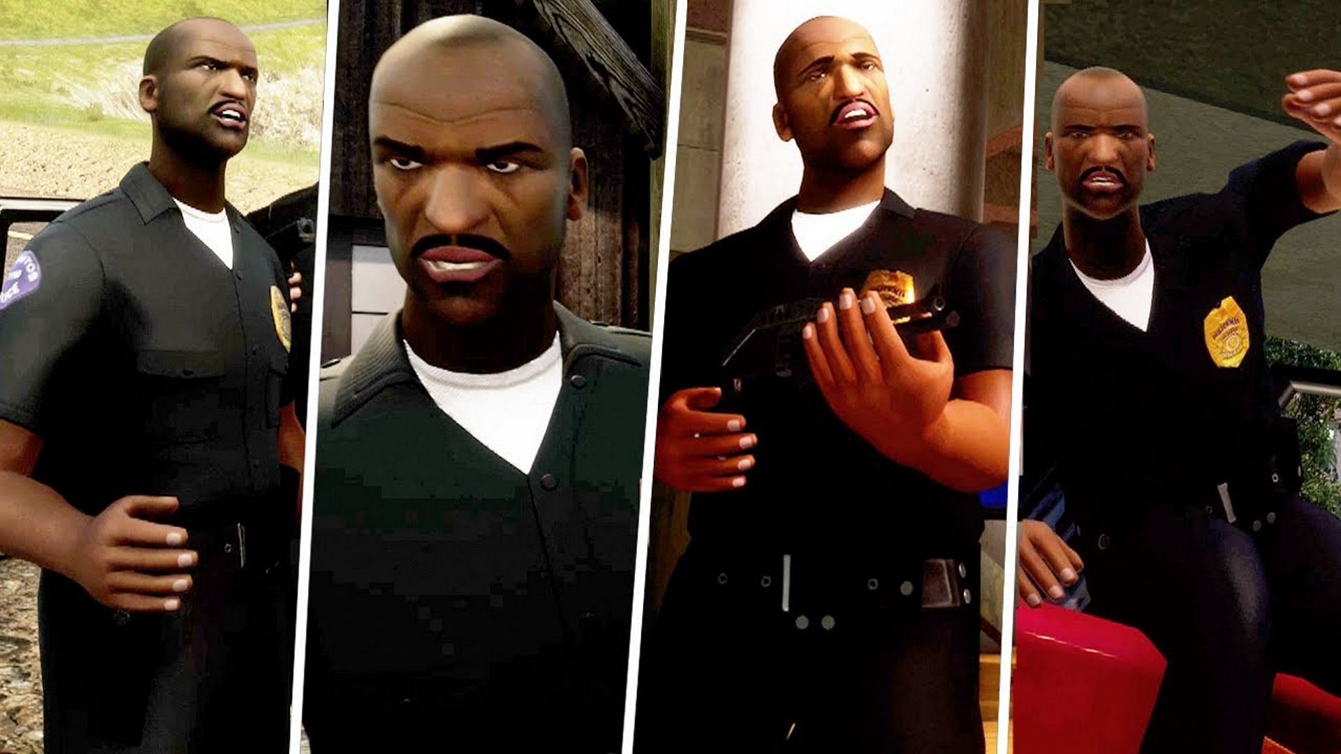 Officer Tenpenny would&#039;ve given CJ this cut mission (Image via The Ladslade)