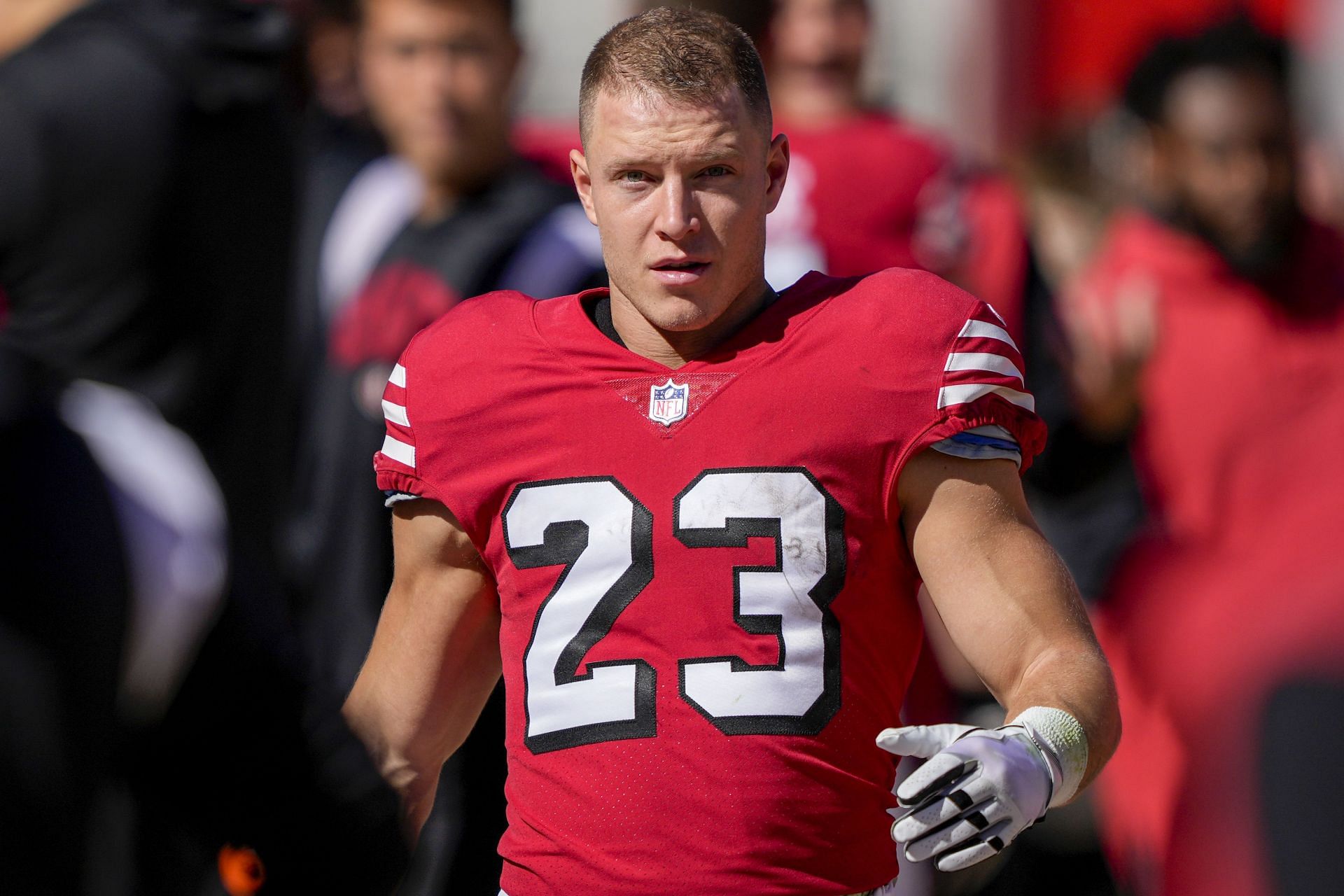 Creating Christian McCaffrey's new San Francisco 49ers jersey