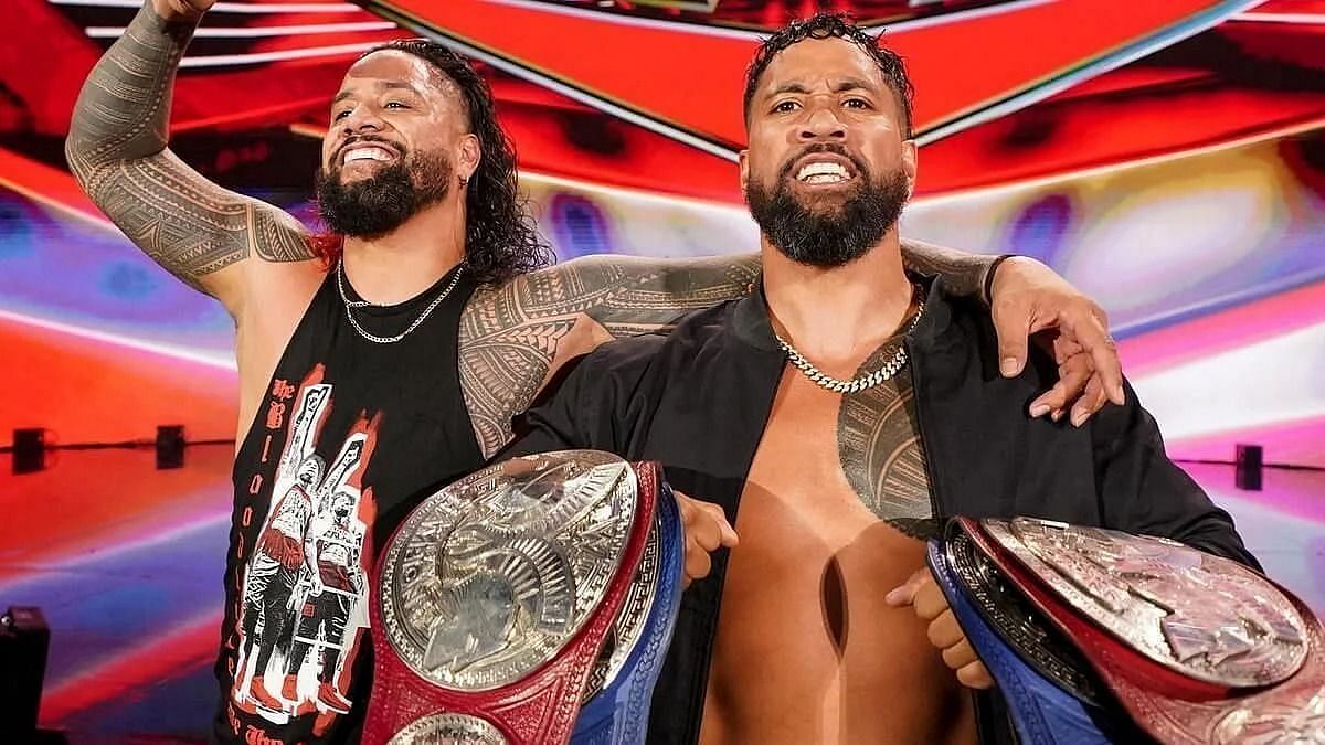 The Usos are the current tag team champs in WWE