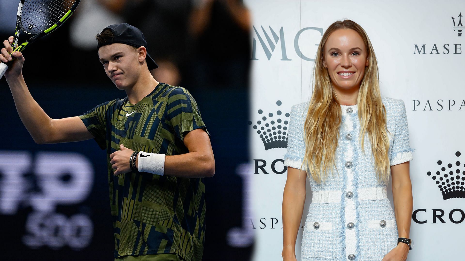 Caroline Wozniacki congratulated Holger Rune on reaching the final of the Paris Masters