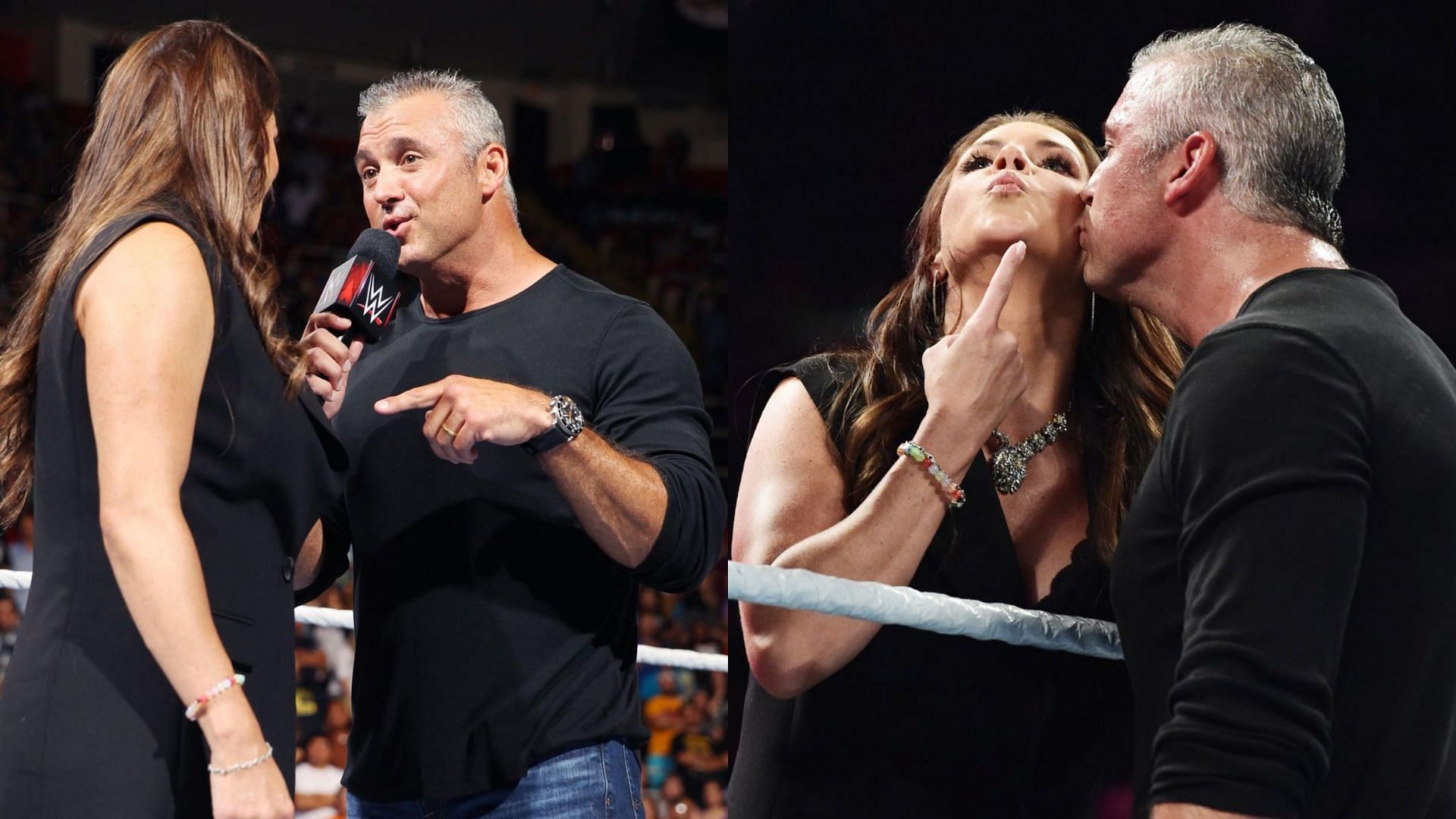 Shane McMahon with WWE Chairwoman &amp; Co-CEO Stephanie McMahon