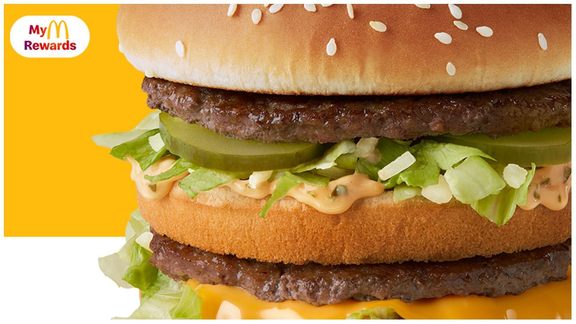 Free Big Mac offer for new users (Image via McDonald&rsquo;s)