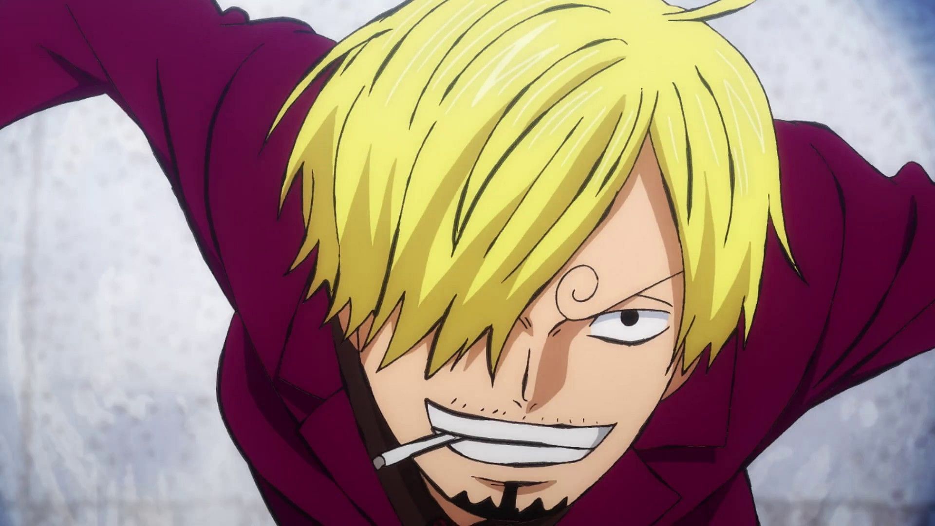 Sanji as seen in the series&#039; anime (Image via Toei Animation)