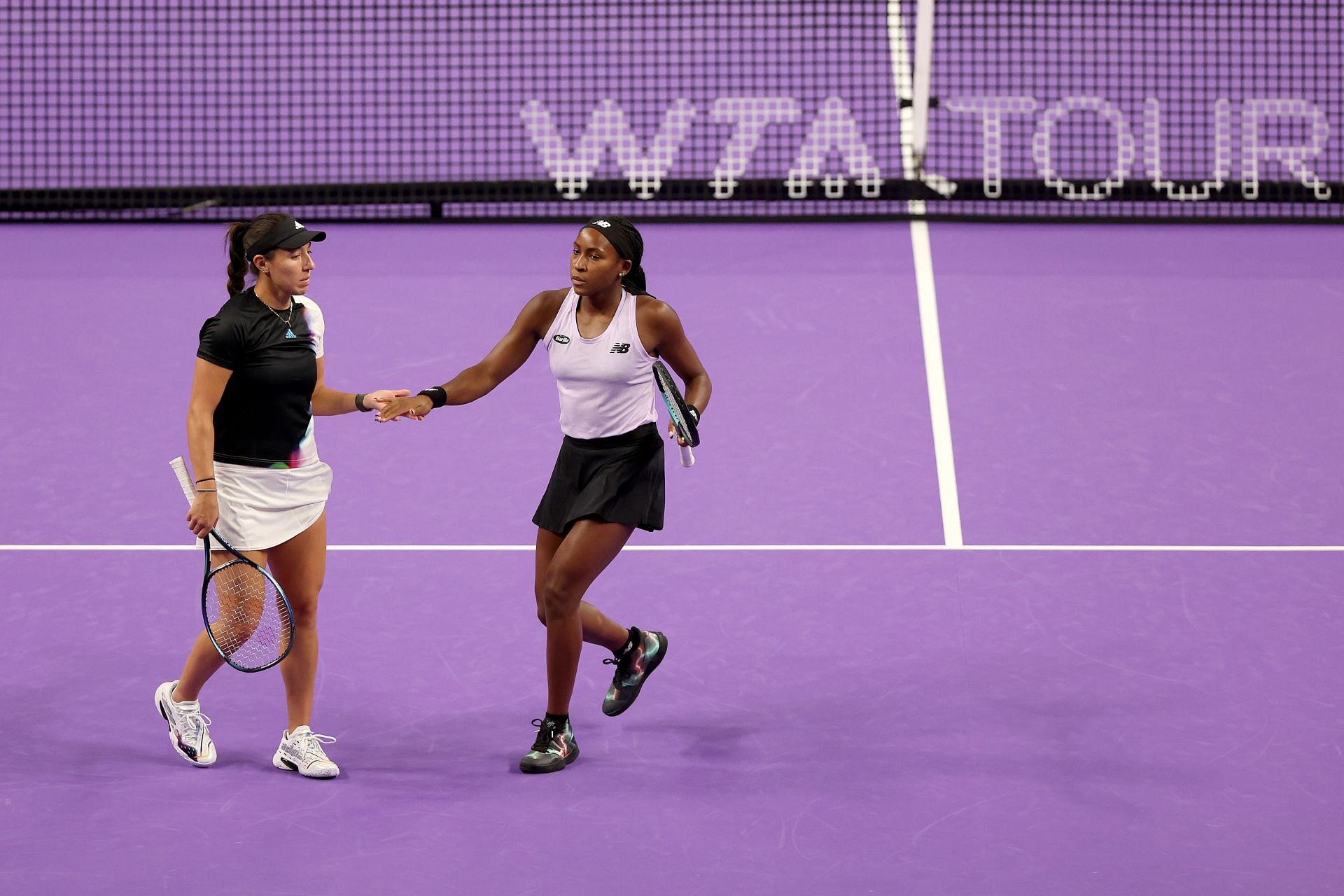 Coco Gauff and Jessica Pegula at 2022 WTA Finals.
