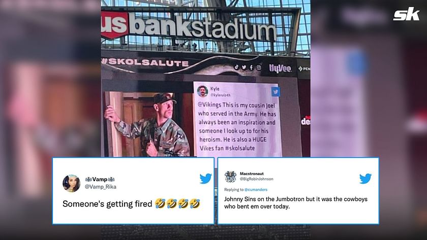 Someone's getting fired” – NFL fans roast Vikings after media team got  baited into displaying Johnny Sins on jumbotron