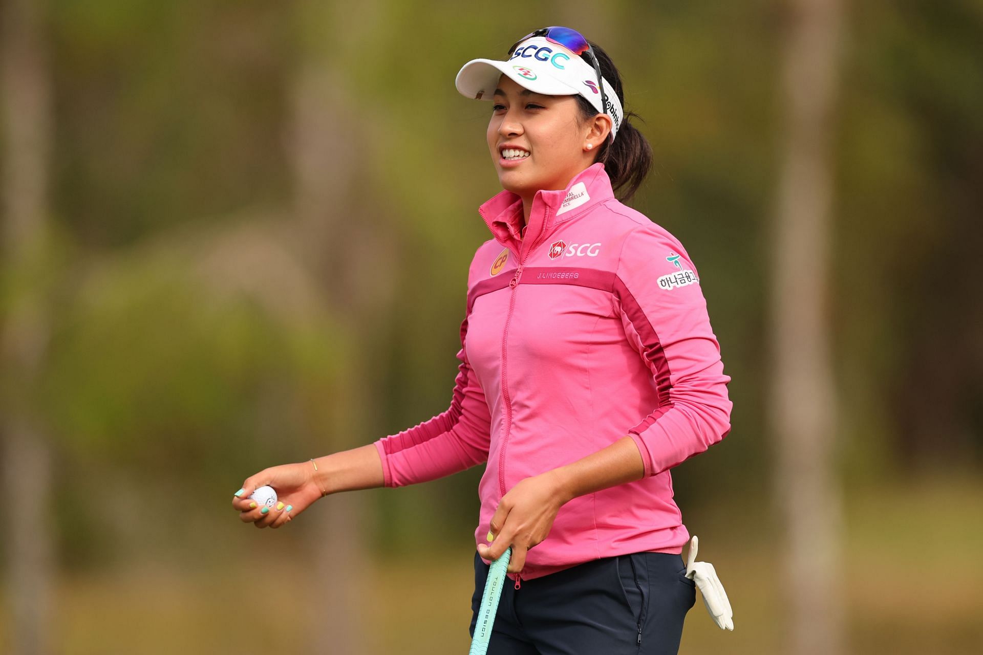 Atthaya Thitikul at the CME Group Tour Championship - Round Two (Image via Michael Reaves/Getty Images)