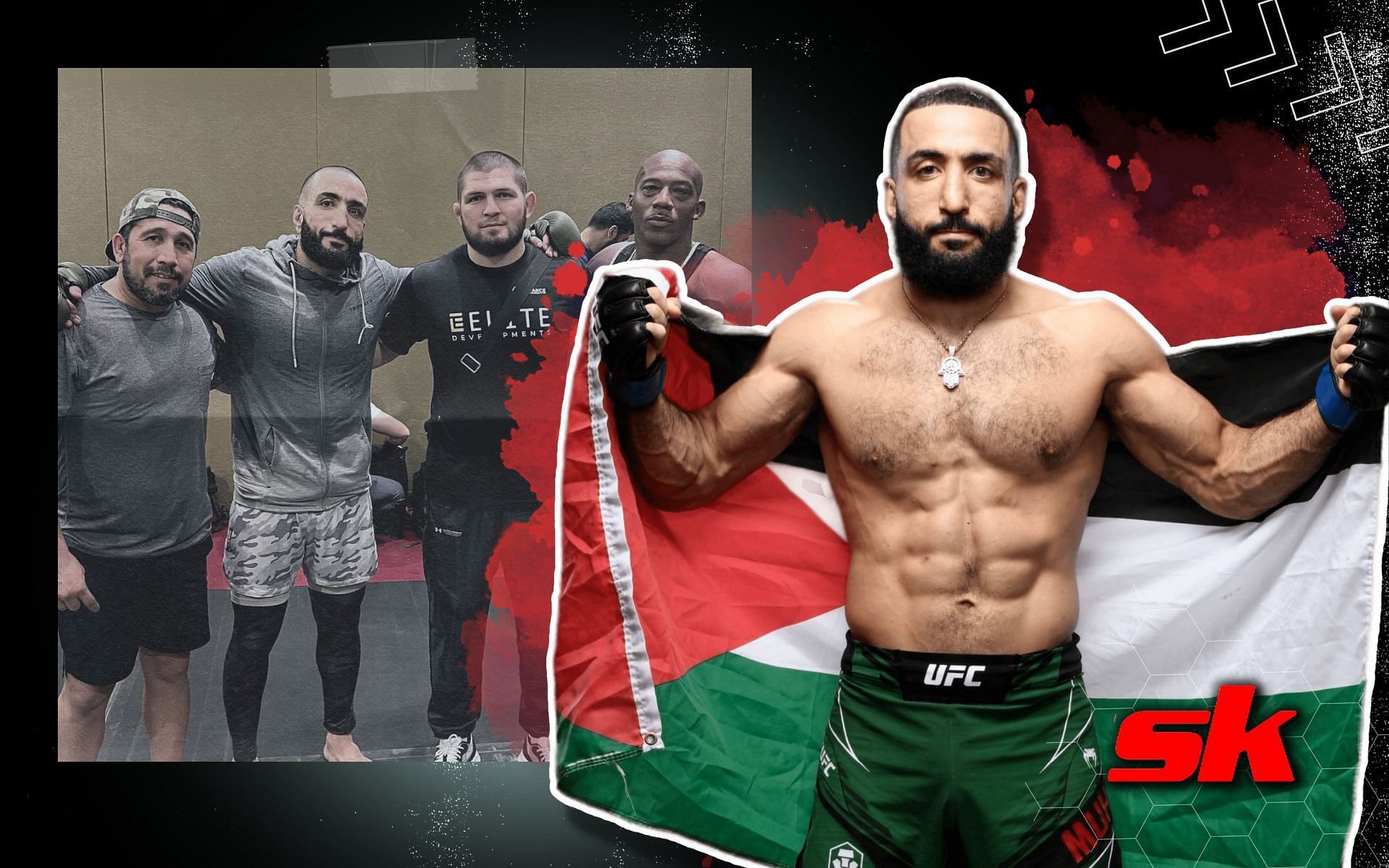 Belal Muhammad describes his training with Team Khabib for the Sean Brady fight