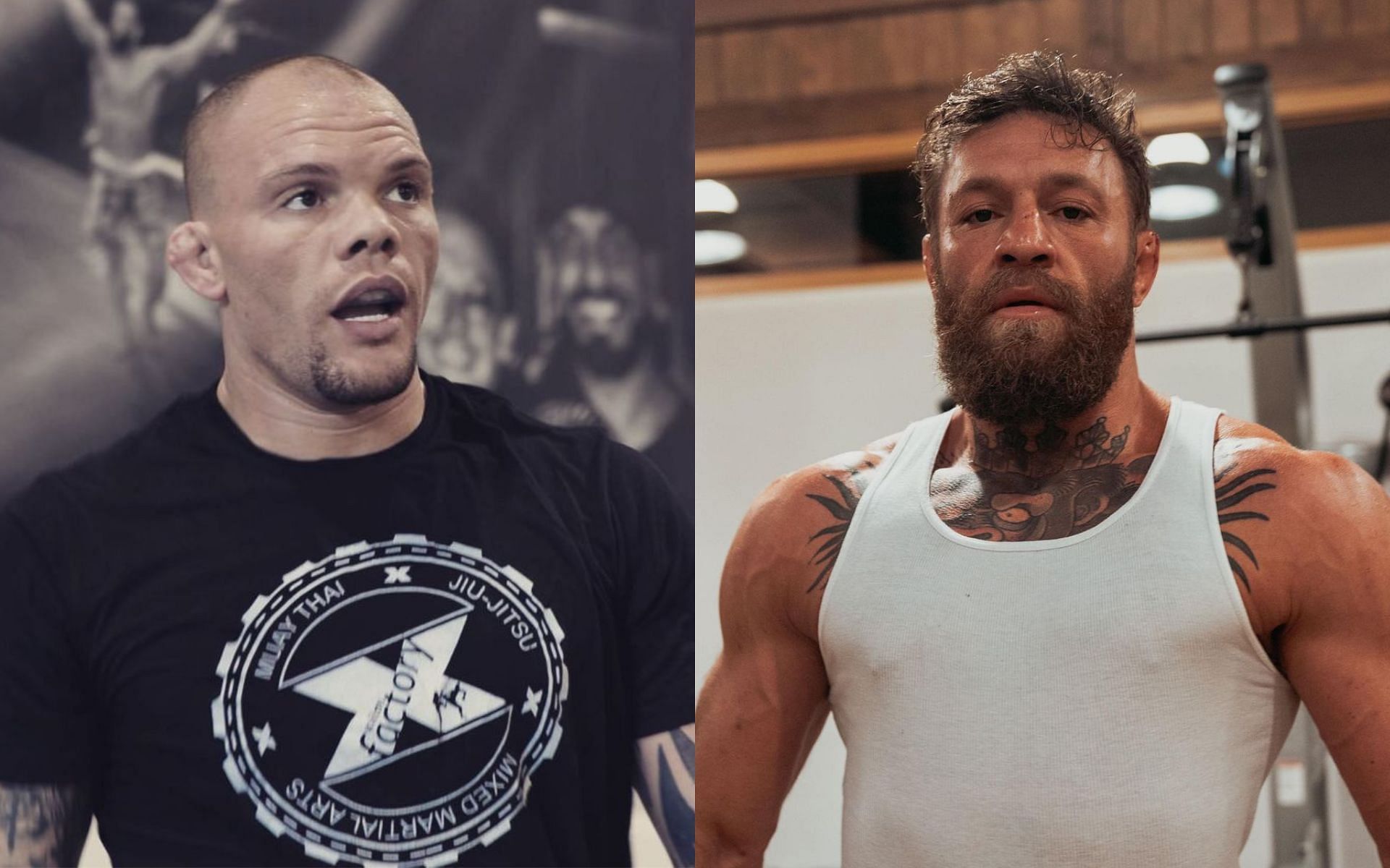 Anthony Smith (Left) and Conor McGregor (Right) [Image courtesy: @lionheartasmith and @thenotoriousmma on Instagram]