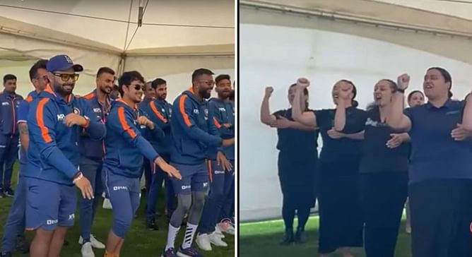 [WATCH] Hardik Pandya and Rishabh Pant’s hilarious dance moves leave VVS Laxman in splits