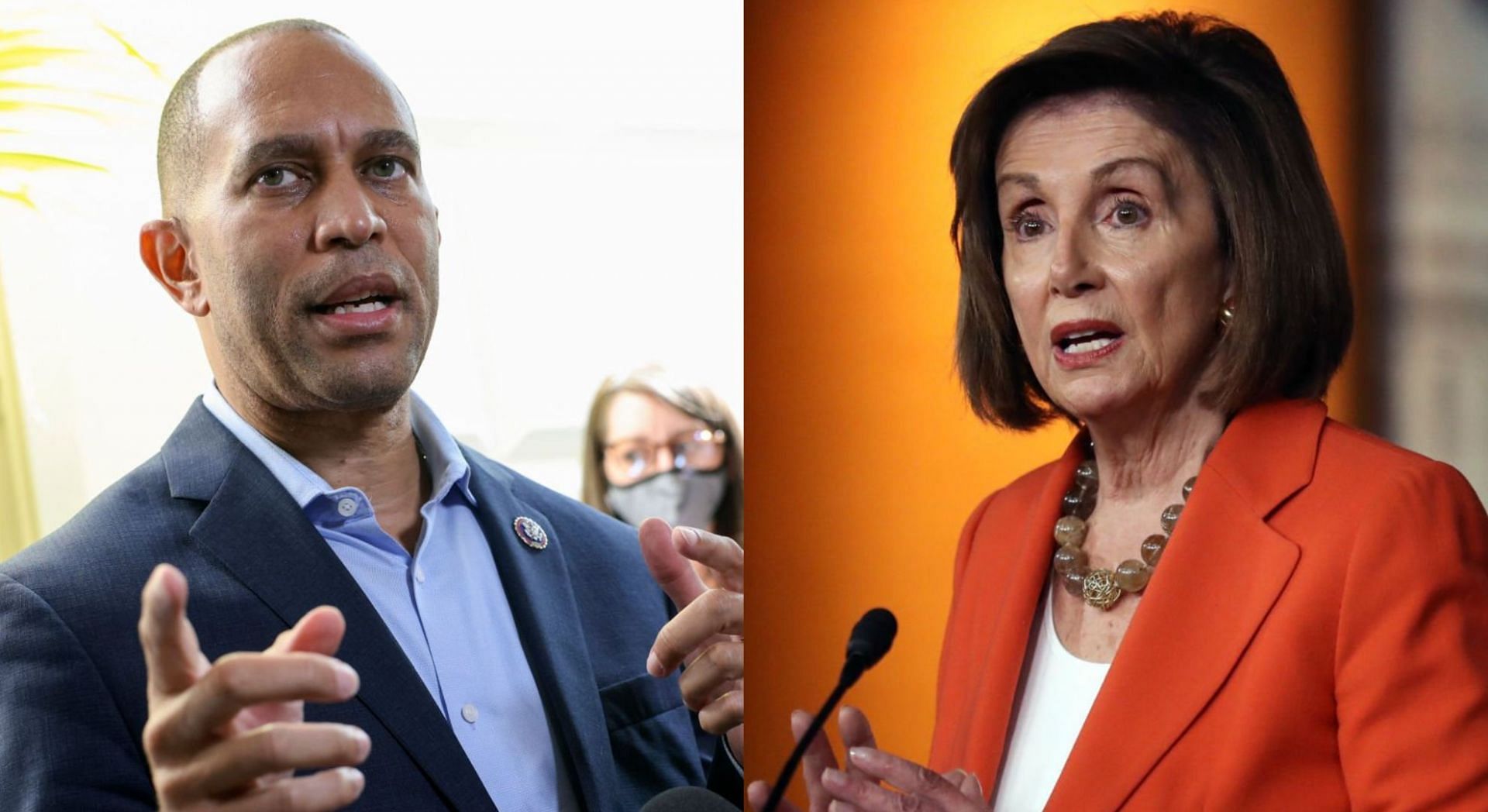 Hakeem Jeffries is reportedly being favored to replace Nancy Pelosi as the next House Speaker (Image via Getty Images)