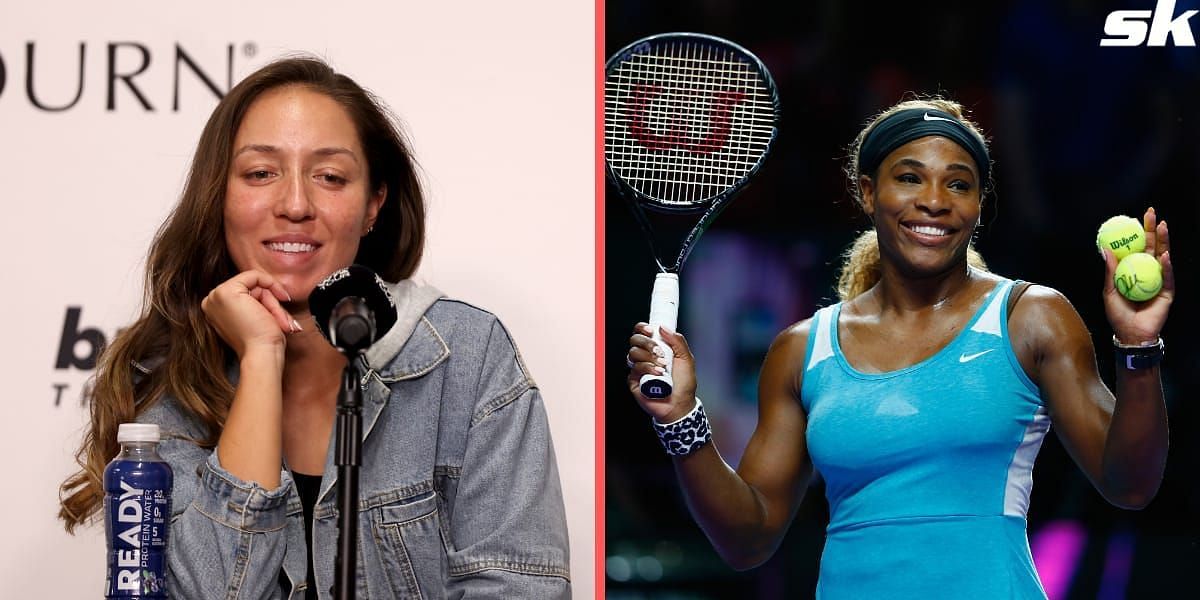 Jessica Pegula [left] feels honored to be talked about in the same breath as Serena Williams