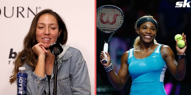 "I just think it's crazy that in that realm I'm able to hit and be mentioned in the same statistics as Serena Williams" - Jessica Pegula