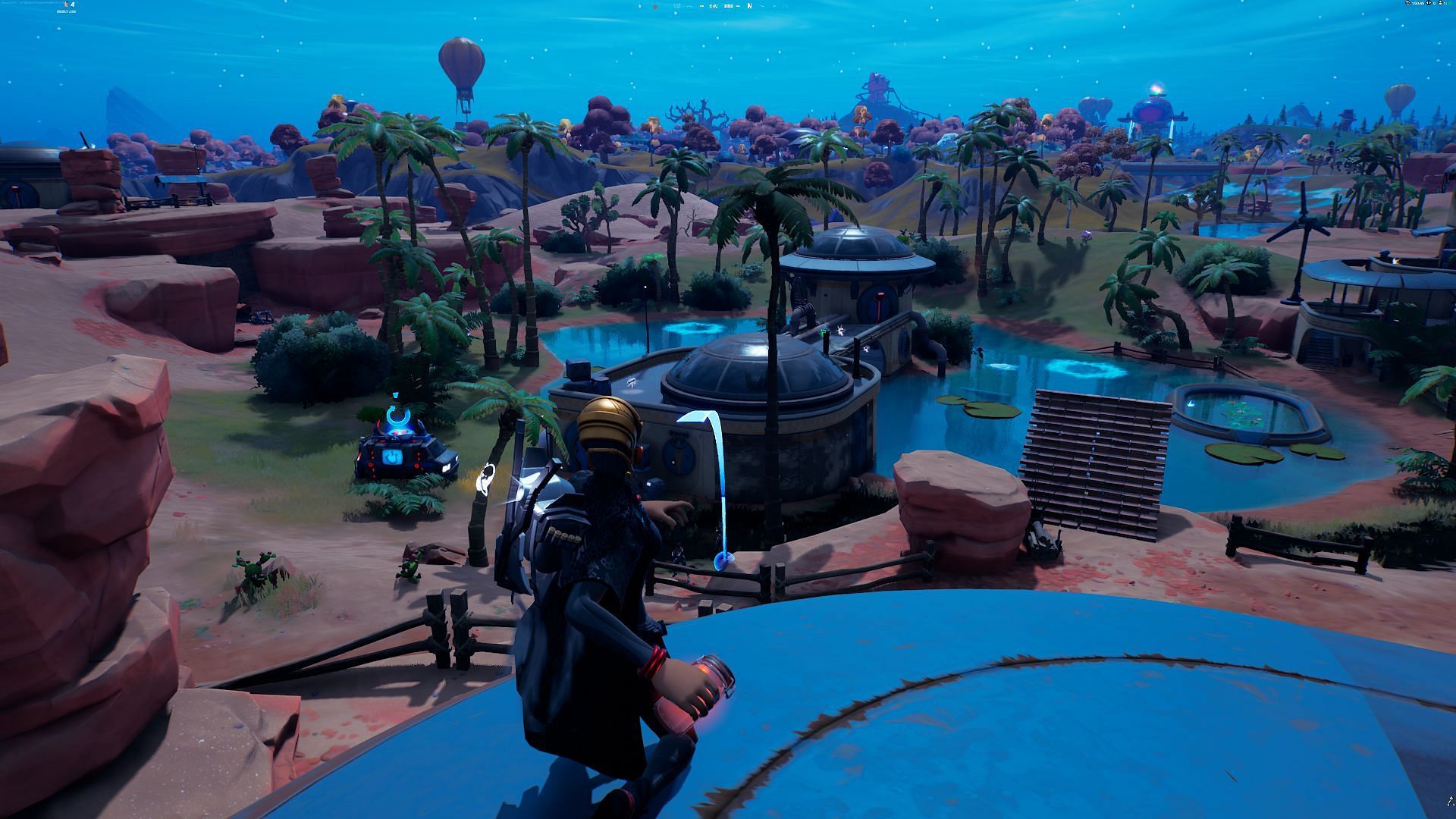 Be sneaky and creep up on an opponent (Image via Epic Games/Fortnite)