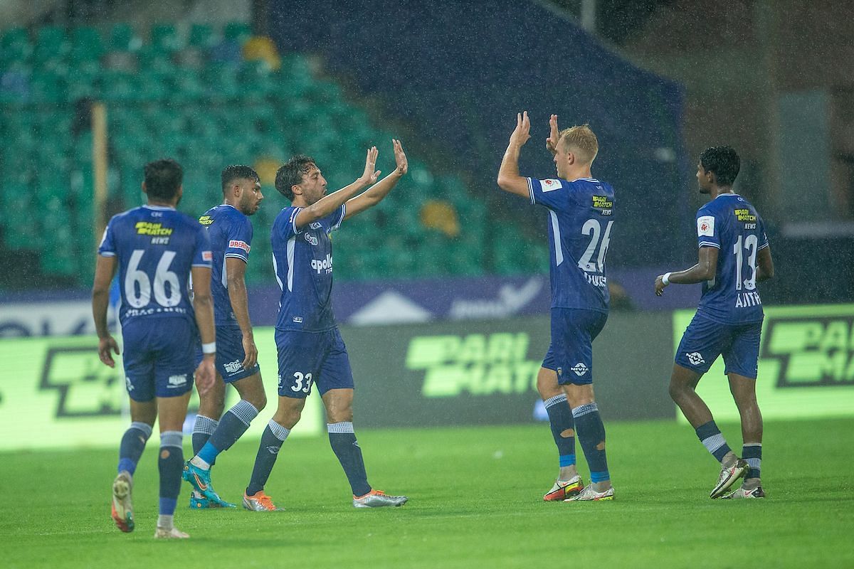 Chennaiyin FC lost the plot after 30 minutes (Image courtesy: ISL Media)