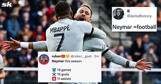 Twitter explodes as PSG secure hard-fought 2-1 win against Lorient in Lionel Messi's injury absence