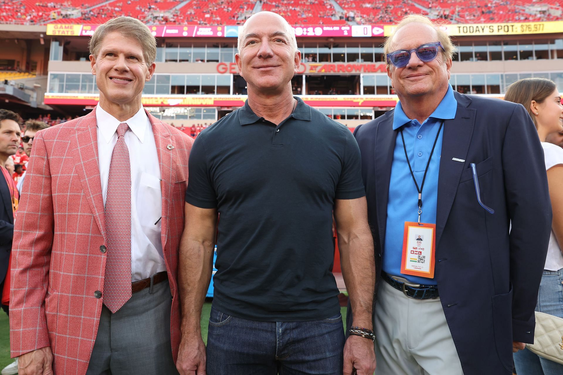 Clark Hunt, Jeff Bezos, Dean Spanos