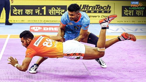 Puneri Paltan registered a comfortable win over the Bengal Warriors (Image: PKL/Twitter)