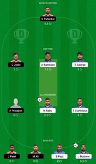 EDK vs AUM Dream11 Prediction Team, Quarter-Final 4, Grand League