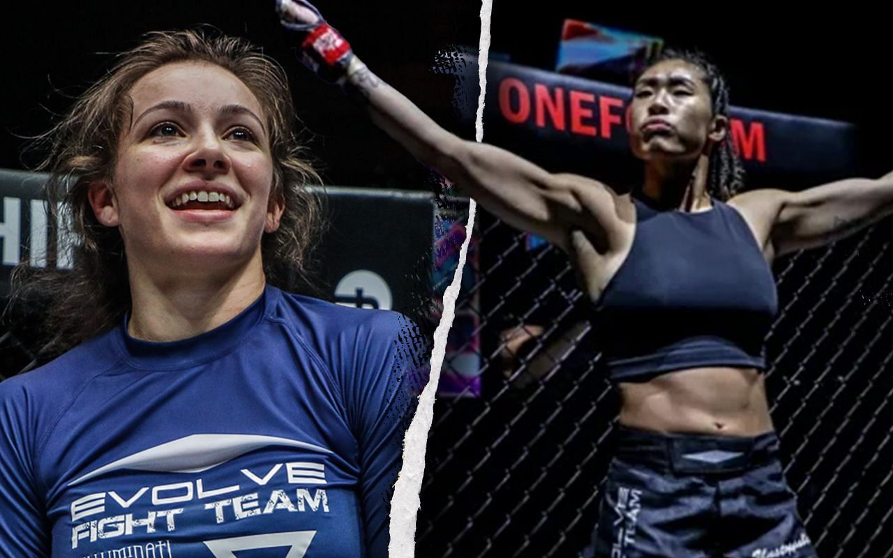 Danielle Kelly (left) and Angela Lee (right). [Photos ONE Championship]