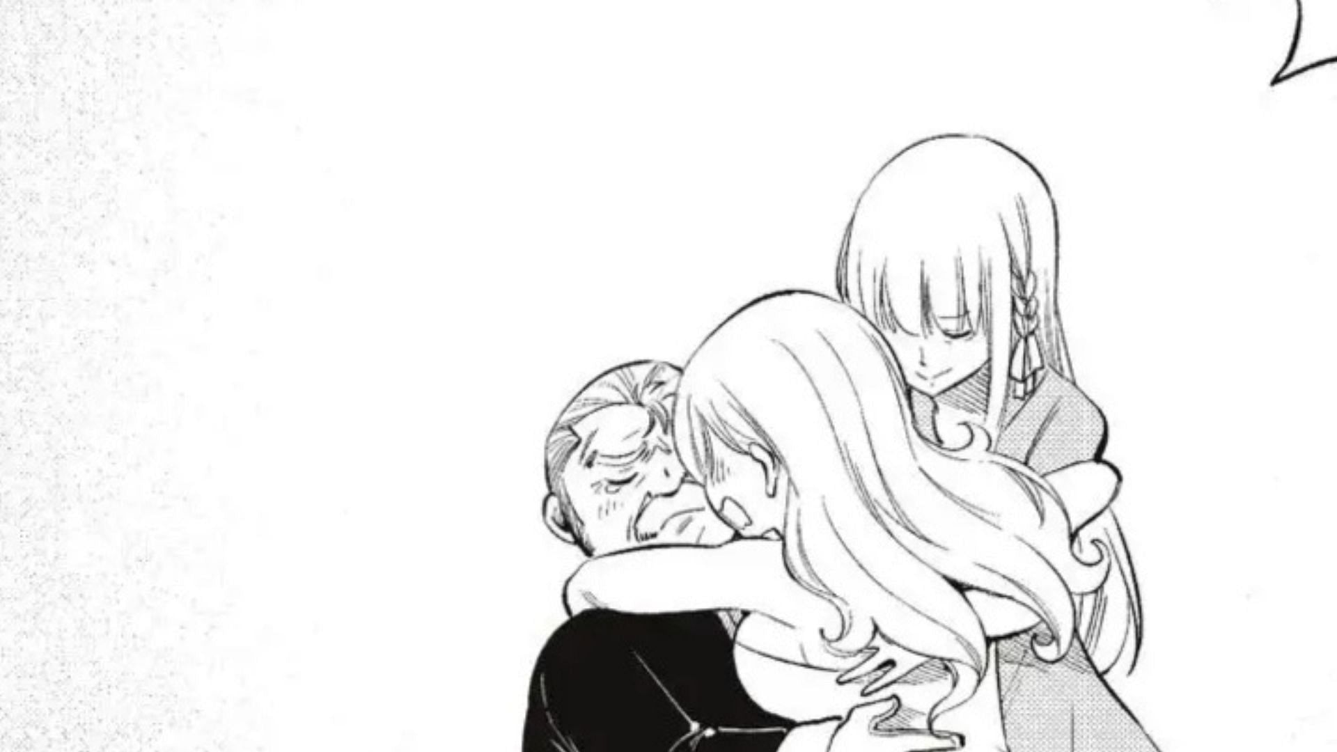 Connor, Rebecca, and Rachel in Edens Zero chapter 218 (Image via Hiro Mashima/Kodansha, Edens Zero)