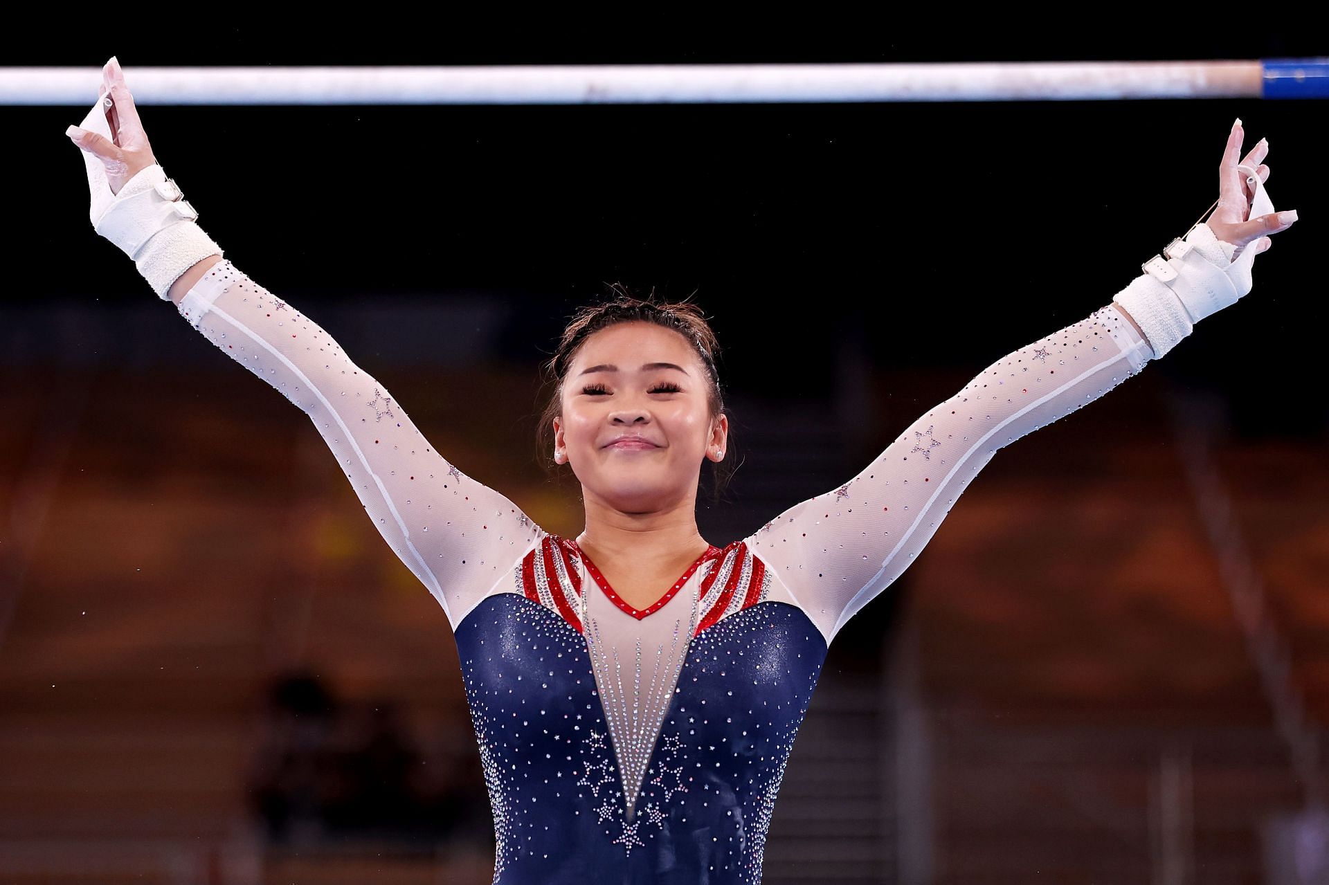 Suni Lee during the 2020 Tokyo Olympics