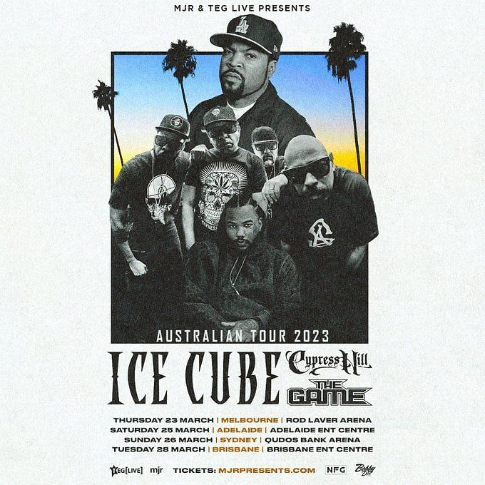 ice cube australia tour 2023 ticket prices