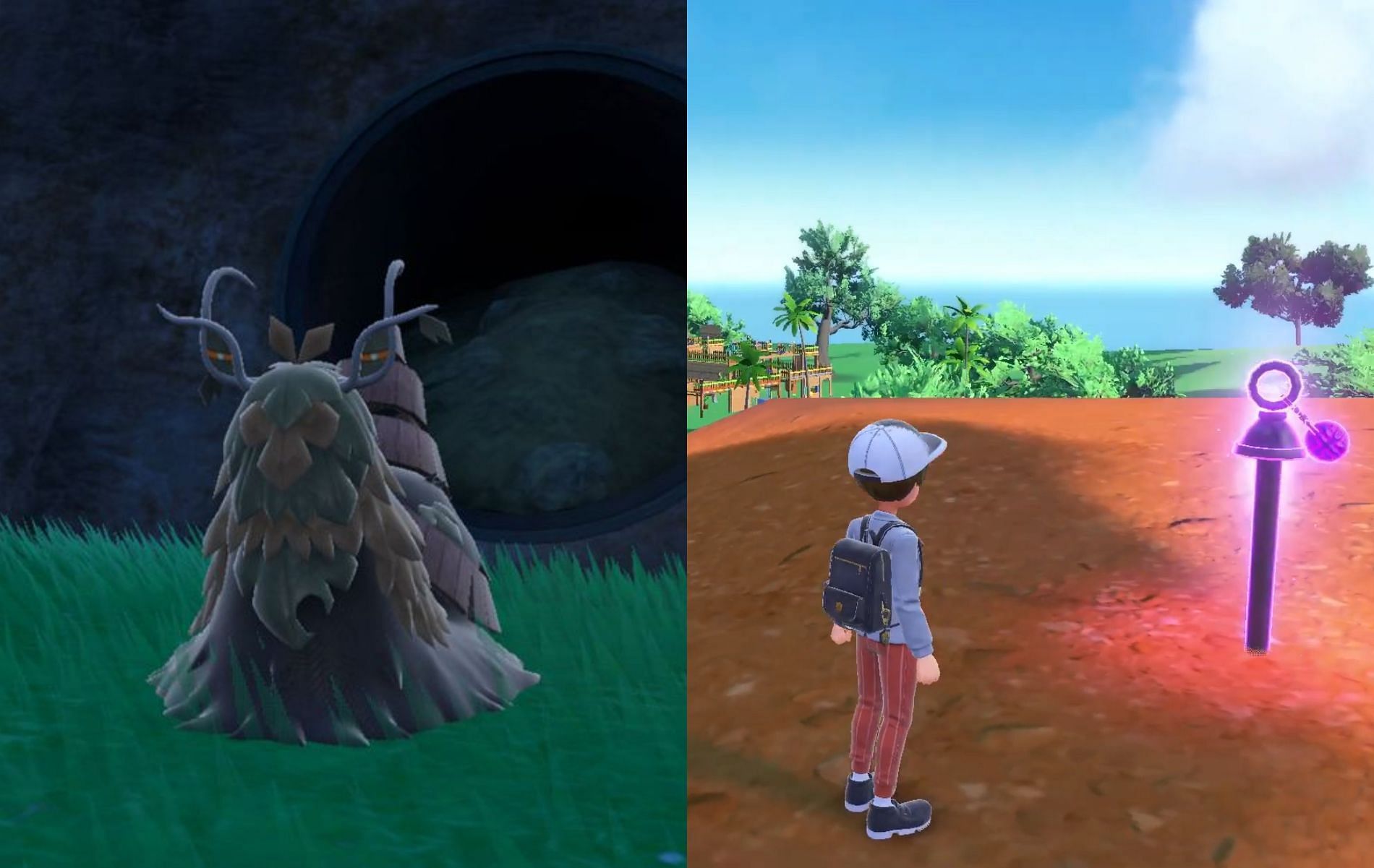 Pokemon Scarlet and Violet: Catch Wo-Chien, Purple Stake Locations