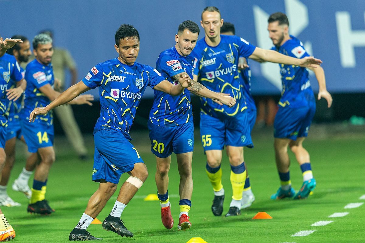 Kerala Blasters will hope to secure their second victory of the season tomorrow (Image courtesy: ISL Media)