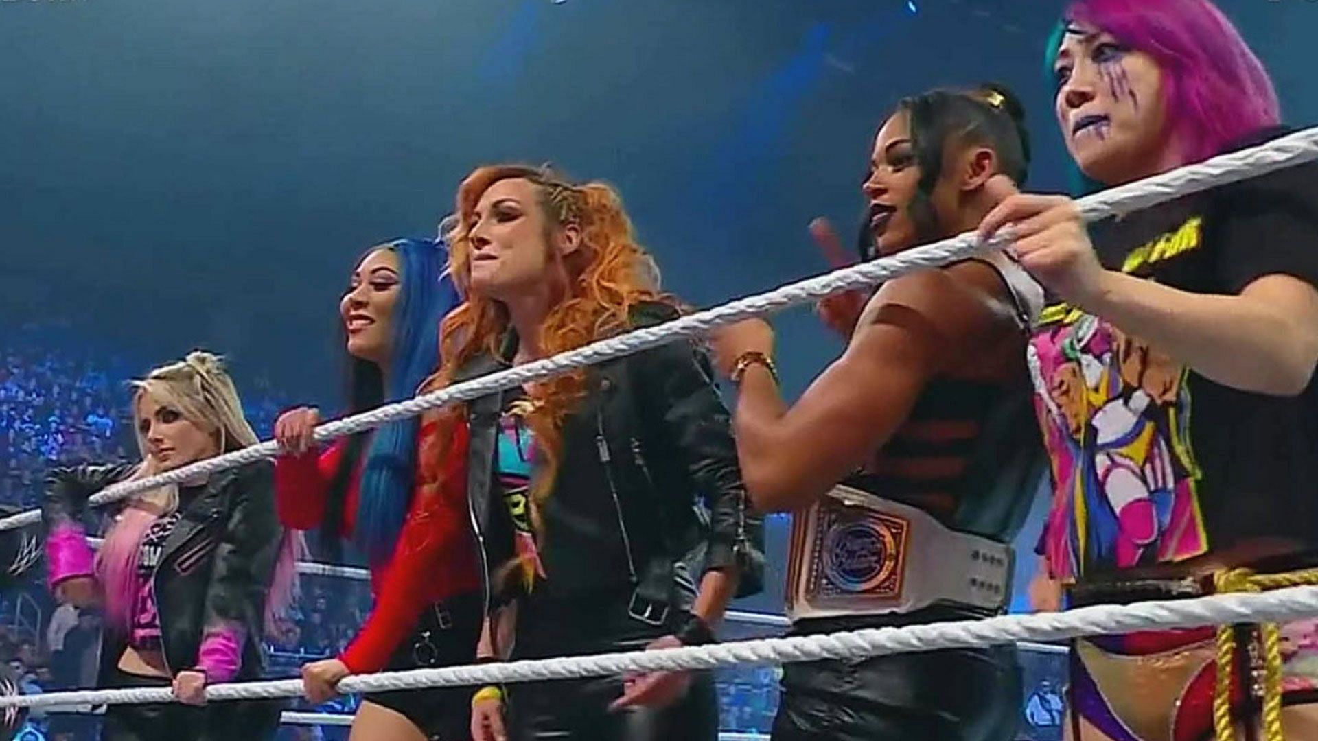 Becky Lynch is the fifth and final member of Team Bianca Belair.