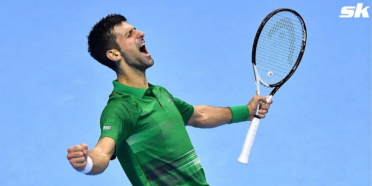 Novak Djokovic is two matches away from a sixth title