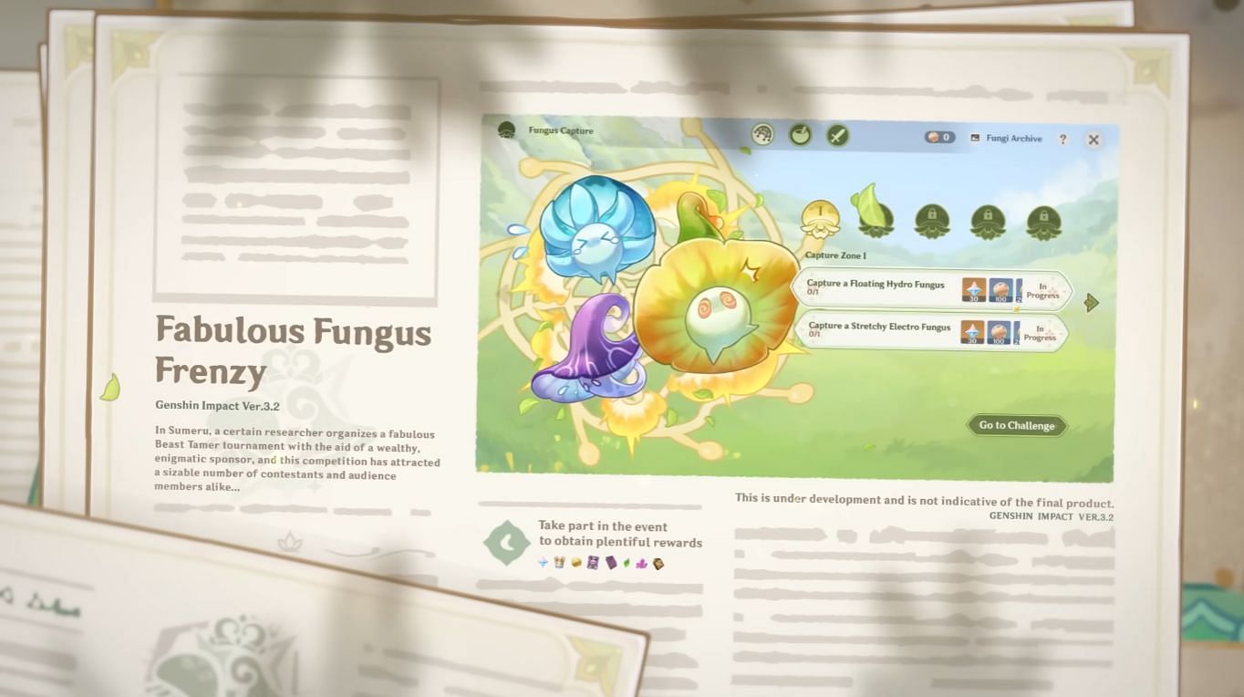 One of the sub-event in Fabulous Fungus Frenzy (Image via HoYoverse)