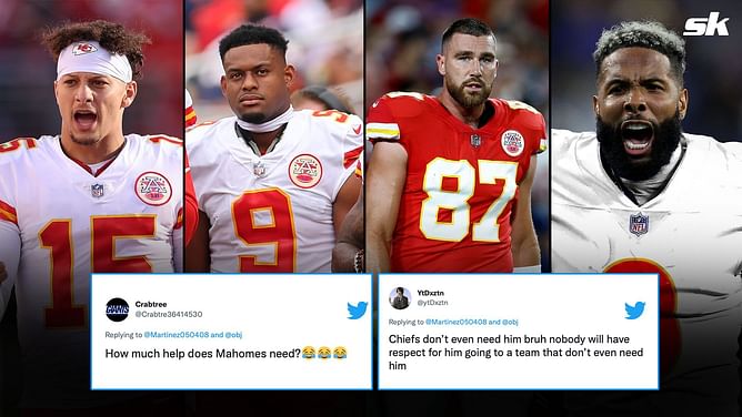 NFL fans frustrated with Chiefs Kingdom over potential Odell Beckham Jr. signing: "How much help does Patrick Mahomes need?"
