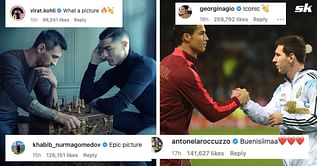 "What a picture", "Iconic" - Celebrities lose their mind as Lionel Messi and Cristiano Ronaldo post picture together on Instagram