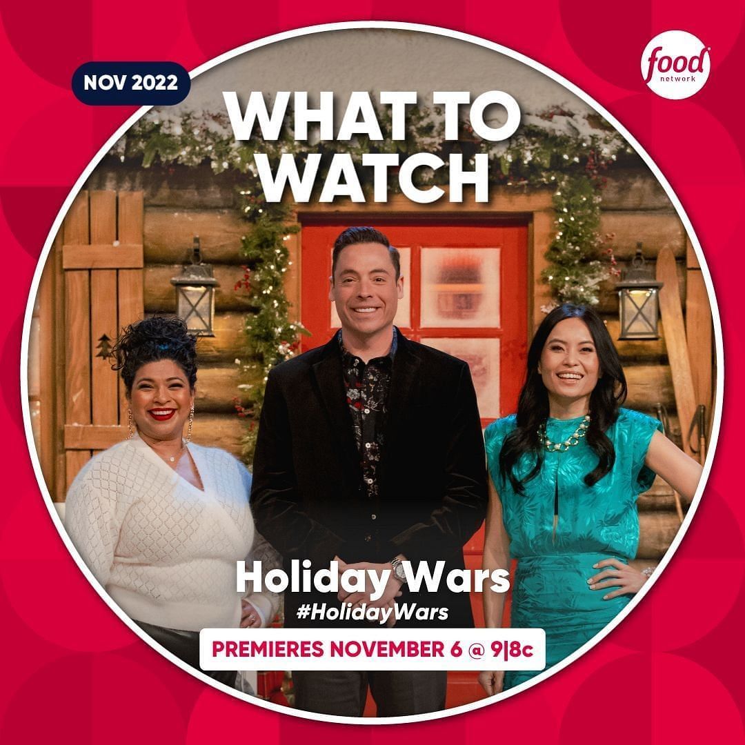 The cast of Holiday Wars (Image via Instagram/@foodnetwork)