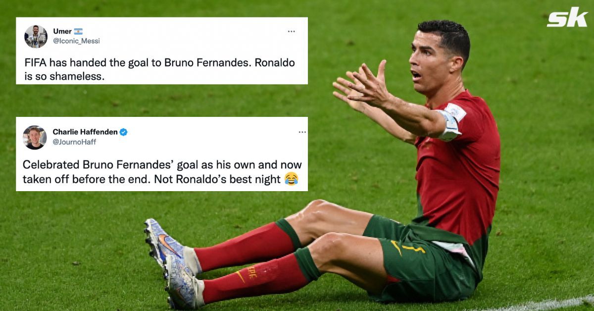 Cristiano Ronaldo's Reaction to Portugal Sub - Imgflip